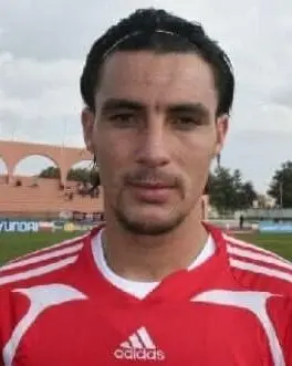 Driss Belaamri, en maillot rouge